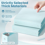 SUNEE 3 Ring Binder 1.5 Inch 1 Pack, Pastel Blue - Image 4