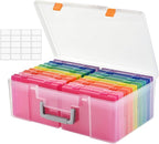 Photo Storage Box 5 x 7 Inches, 18 Inner Extra Large Photo Boxes by PAKCHOICE