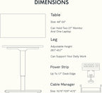 FLEXISPOT EN2 Whole-Piece Standing Desk - Image 7