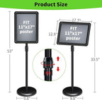 INNOVSIGN 6Pack Adjustable Pedestal Sign Holder - Image 6