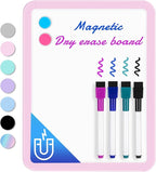 VUSIGN Small White Board Dry Erase, 8.5'' x 11'' Magnetic Dry Erase Board by VUSIGN