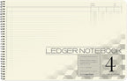 BookFactory Accounting Ledger Notebook/Large 4 Column Accounting Ledger by BookFactory