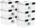 IRIS USA WeatherPro 19 Qt Storage Bins by IRISUSA