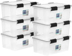 IRIS USA WeatherPro 19 Qt Storage Bins by IRISUSA