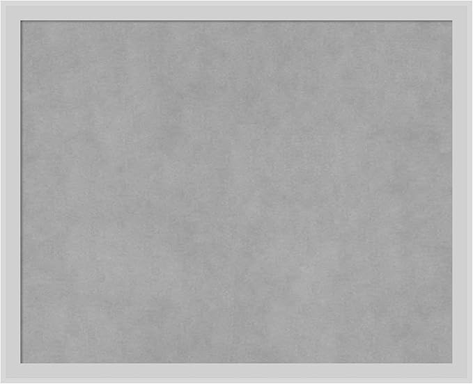 Amanti Art Silver Framed Magnetic Board 17x21 Small Vision Board by AmantiArt