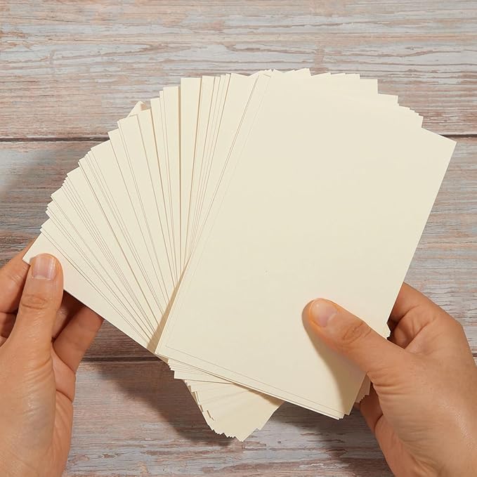 50 Sheets Blank Cardstock Paper 250 GSM Thick Heavy Cards Stock - Image 3