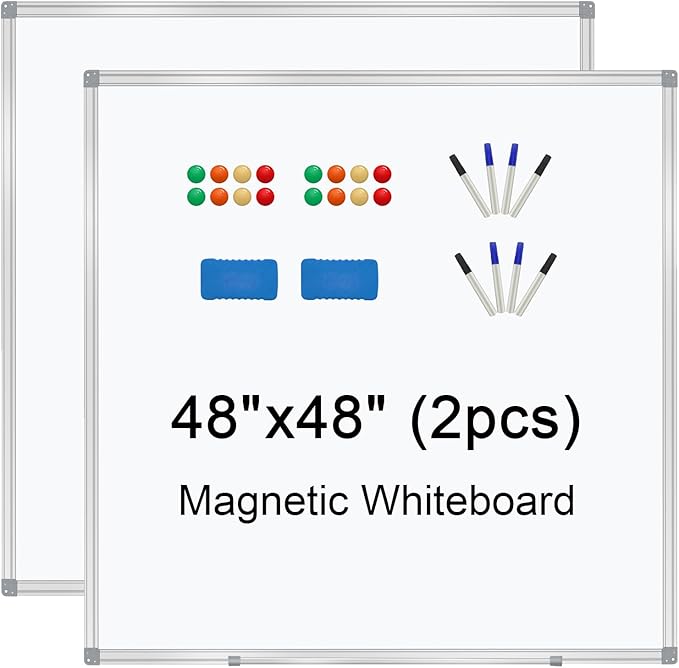 H-Qprobd 4' x 4' Dry Erase Board by H-Qprobd
