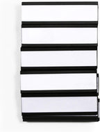 SmartSign Pack of 25 Magnetic 'C' Channel Label Holders | 0.5" x 2" - Image 5