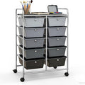 GLACER 10 Drawer Rolling Cart, Storage Cart by GLACERGrowupinhappiness