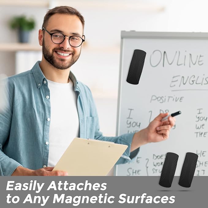 Ddaowanx Whiteboard Eraser, Magnetic Dry Erase Eraser, Glass Board Eraser - Image 4