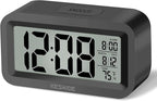 KESHIDE Travel Digital Alarm Clock, Battery Operated by KESHIDE