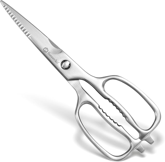 Sunnecko Kitchen Scissors for Food, Heavy Duty Scissors All Purpose Kitchen by Sunnecko