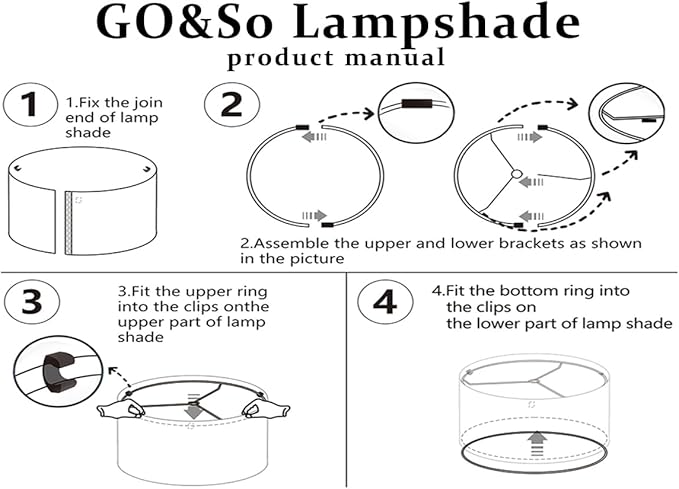 GO&SO Black Velvet Lamp Shades - Image 9