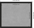 Amanti Art Black Framed Magnetic Board 35x43 X-Large Vision Board - Image 4
