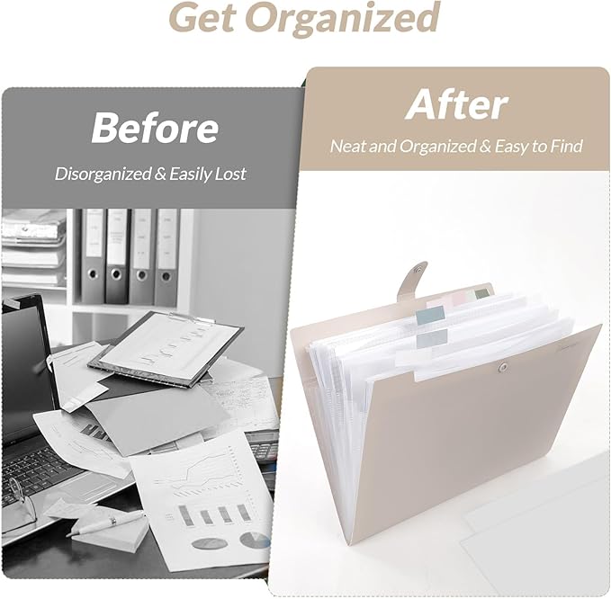 SKYDUE Expanding File Organizer - Image 3