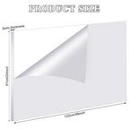 Roowest 6 Pcs 24 x 48 Inch, 1/8 Inch Thick Clear Acrylic Sheets Plastic Panels - Image 2