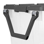 Sterilite 6-Pack Modular Stacker Box, Durable Clear Plastic Storage Bins - Image 7