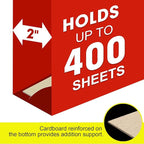 HERKKA Extra Capacity Hanging File Folders, 60 Pack Reinforced Letter Size - Image 4