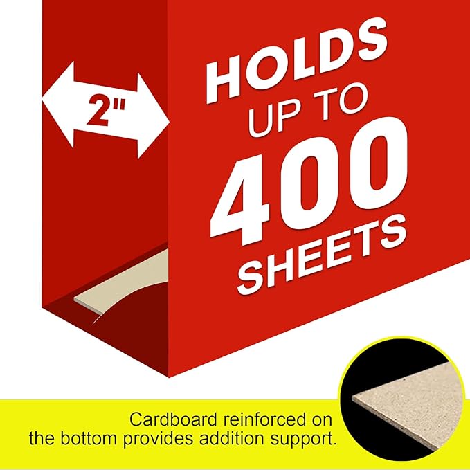 HERKKA Extra Capacity Hanging File Folders, 60 Pack Reinforced Letter Size - Image 4