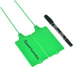 100 Plastic Tags Shipping Tags Water Proof Tags by LeadSeals