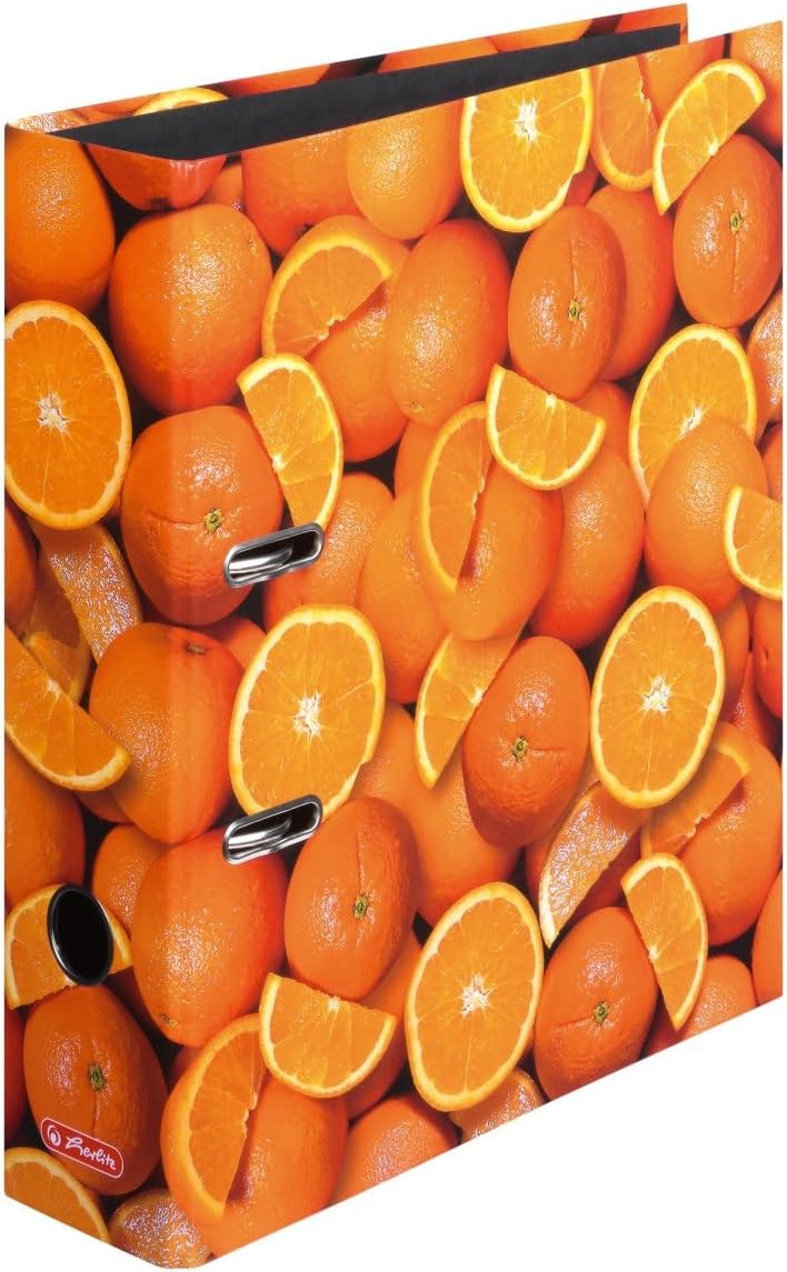 Herlitz 8cm A4 Lever Arch File - Oranges