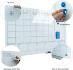 JYYPWB Magnetic Glass Whiteboard 36X24 Monthly Planner Calendar Dry Erase Board - Image 3
