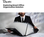Uquelic 26 Pockets Expanding File Folder Organizer - Image 7