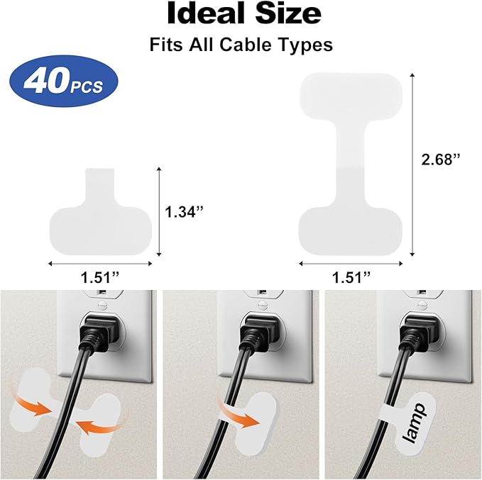 SZ.haitun 40 Pack Cable Labels Tags - Image 4