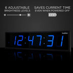 Ivation Huge Oversized 60" Large Digital LED Clock | Big Digital Clock - Image 5