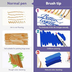 Arrtx 30 Colors Acrylic Paint Pens - Image 6