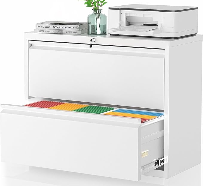 Pataku Lateral File Cabinet, 2 Drawer File Cabinet by Pataku