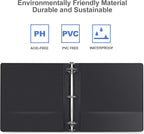 3 Ring Binder 2 Inch, ViVin Sturdy 2"-Round Ring Binder - Image 3