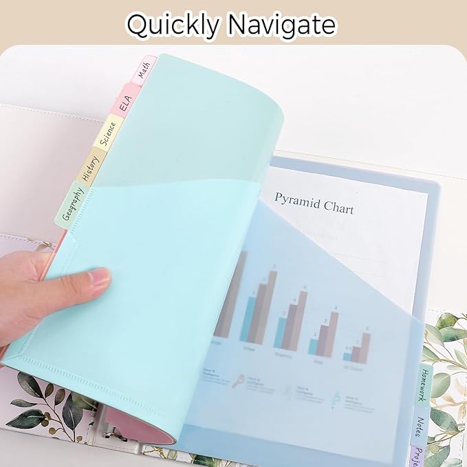 SKYDUE Pastel Binder Dividers - Image 6