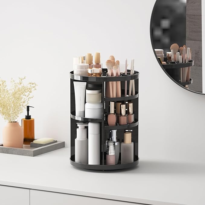Jiavarry Rotating Makeup Organizer - Image 2