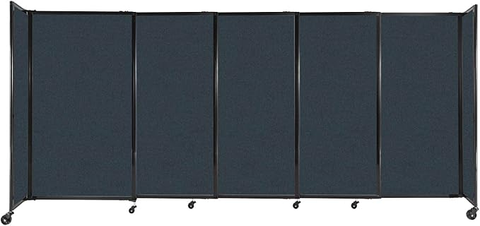 Versare Straightwall Sliding Portable Wall Partition | Freestanding Office by VERSARE