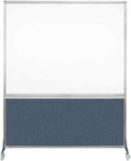 DivideWrite Mobile Whiteboard | Double Sided Dry Erase Board | Portable Office by VERSARE