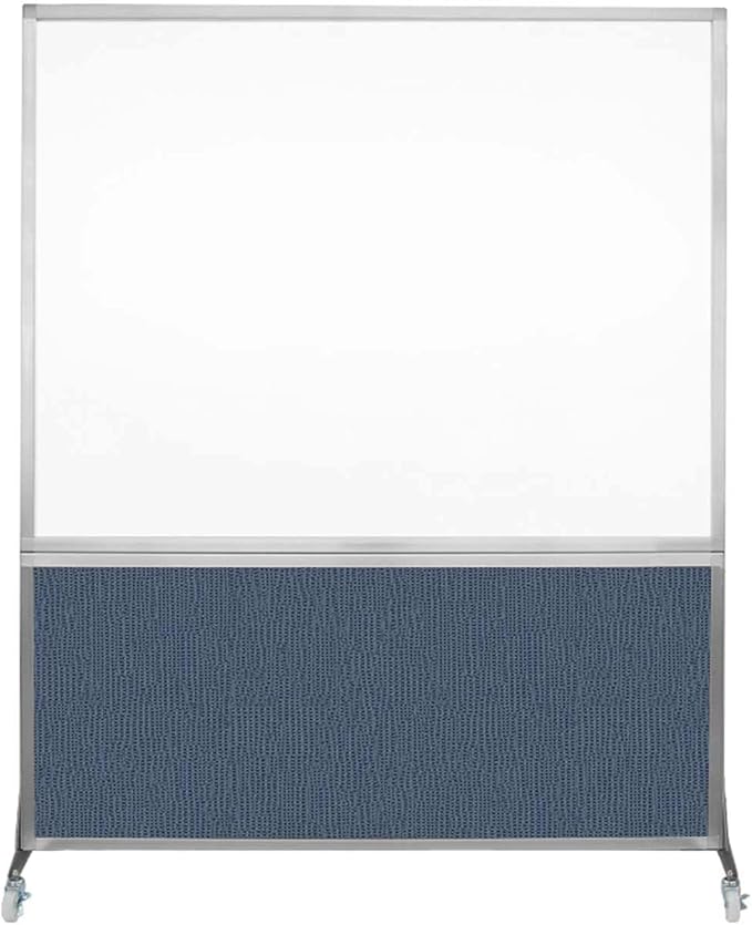 DivideWrite Mobile Whiteboard | Double Sided Dry Erase Board | Portable Office by VERSARE