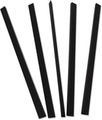 C-Line Slide 'N Grip Binding Bars, 40-Sheet Capacity, 11 x 0.25, Black, 100/Box