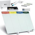 Double Sided Desktop WhiteBoard Kanban Set by pmxboard-makethingsvisual