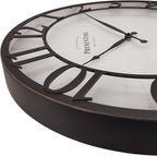 Presentime & Co 21" Farmhouse Series Wall Clock, Vintage Style, Retro Clock - Image 4