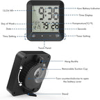 Wisoee Waterproof Shower Clock Timer, Bathroom Clock - Image 7