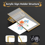 8.5 x 5.5 Acrylic Sign Holder - Image 5