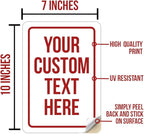 Custom Sign Sticker, Personalized Signs - Image 2