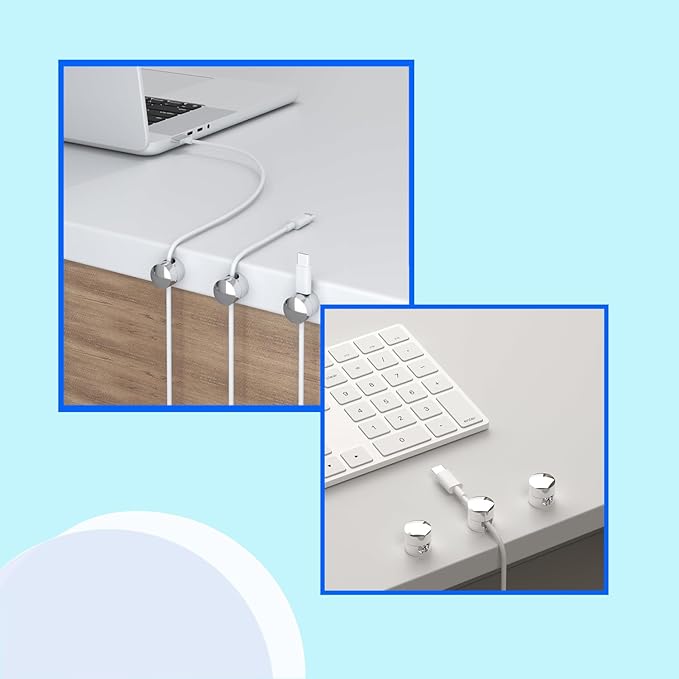6 Sets Charger Cord Holder, Adjustable Cable Anchor Holders, Wire Organizer - Image 3