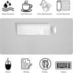 Bloss Large Desk Pad, 47.2" x 24" Desk Mat, Desk Pads on Top of Desks, Computer - Image 5