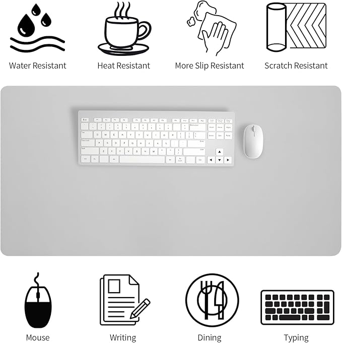 Bloss Large Desk Pad, 47.2" x 24" Desk Mat, Desk Pads on Top of Desks, Computer - Image 5