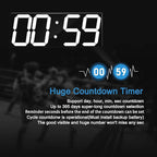 LED Large Digital Wall Clock, Oversize Wall Clock - Image 4