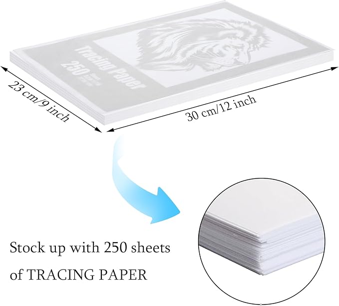 Tenare 250 Sheets Tracing Paper - Image 2