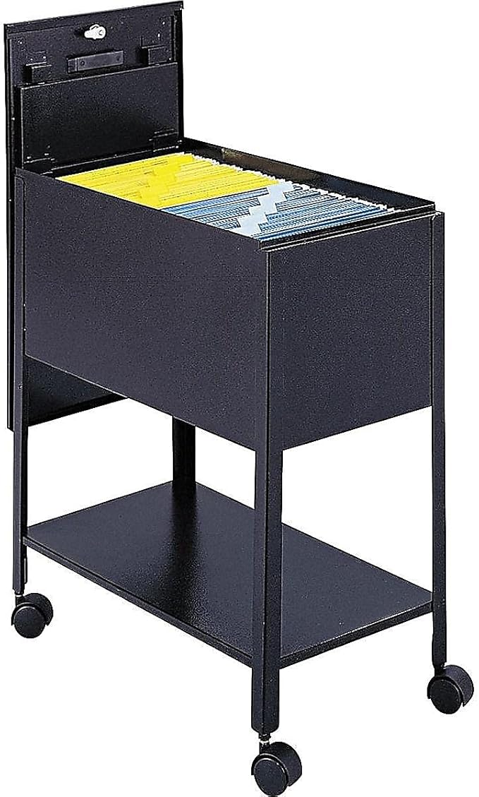Safco Extra Deep Mobile Tub File, Rolling File Cart, Fits Letter and Legal-Size - Image 2