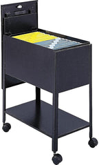Safco Extra Deep Mobile Tub File, Rolling File Cart, Fits Letter and Legal-Size - Image 2